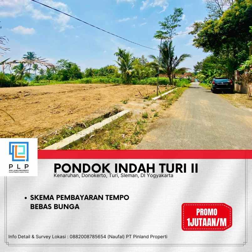 promo tanah kavling 1jutaan selatan kecamatan turi