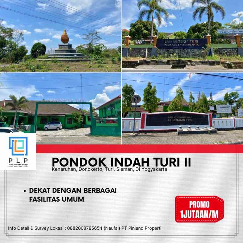 promo tanah kavling 1jutaan selatan kecamatan turi