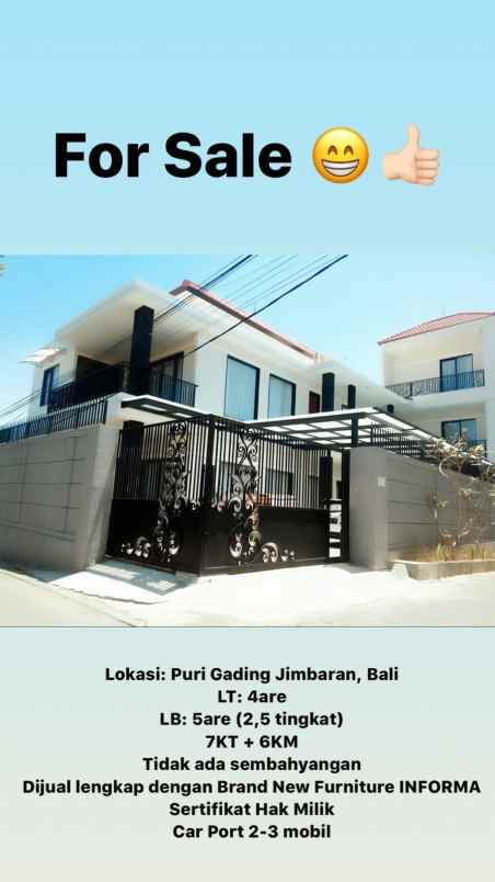 puri gading jimbaran full furnish