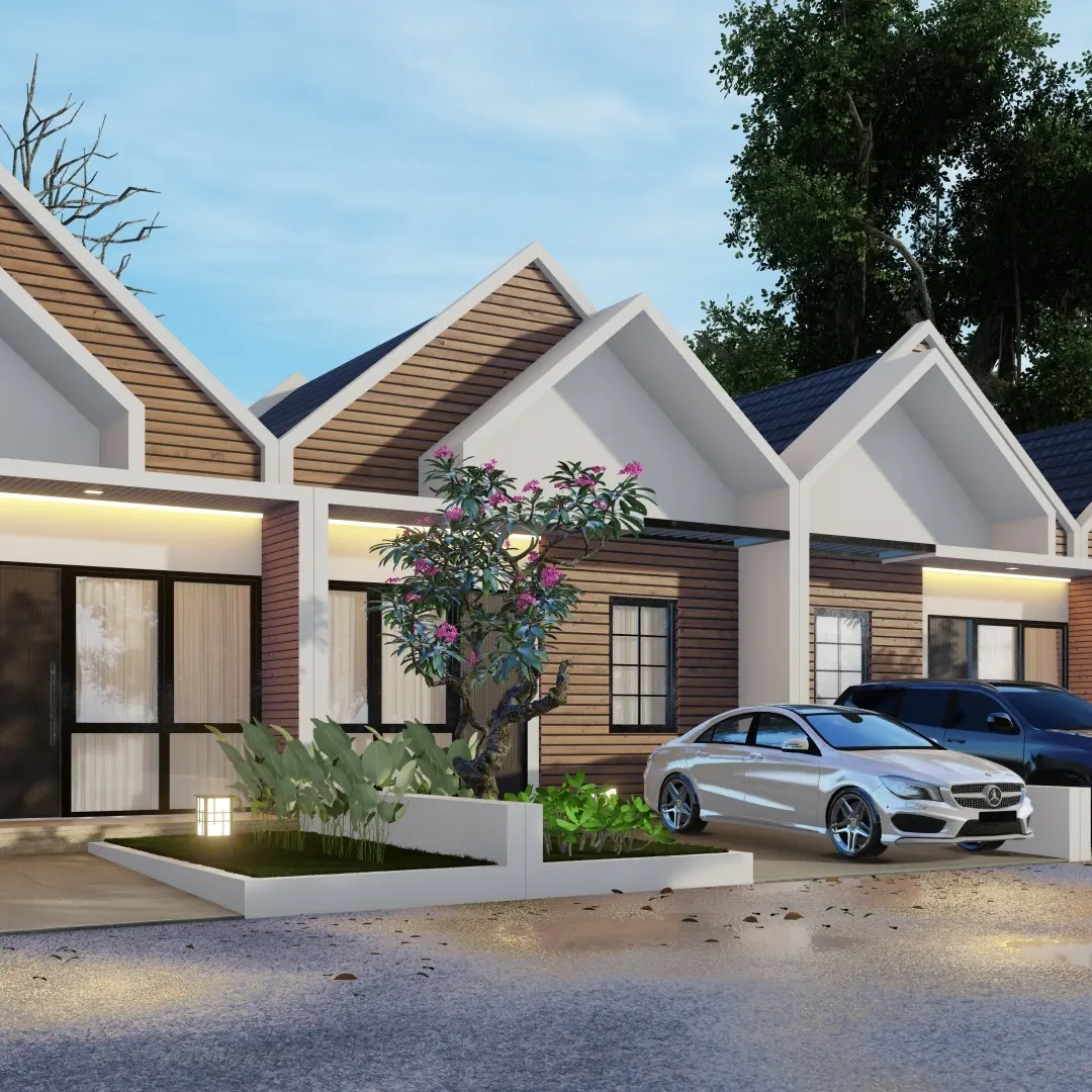 rumah 1 lantai minimalis dengan desaign modern