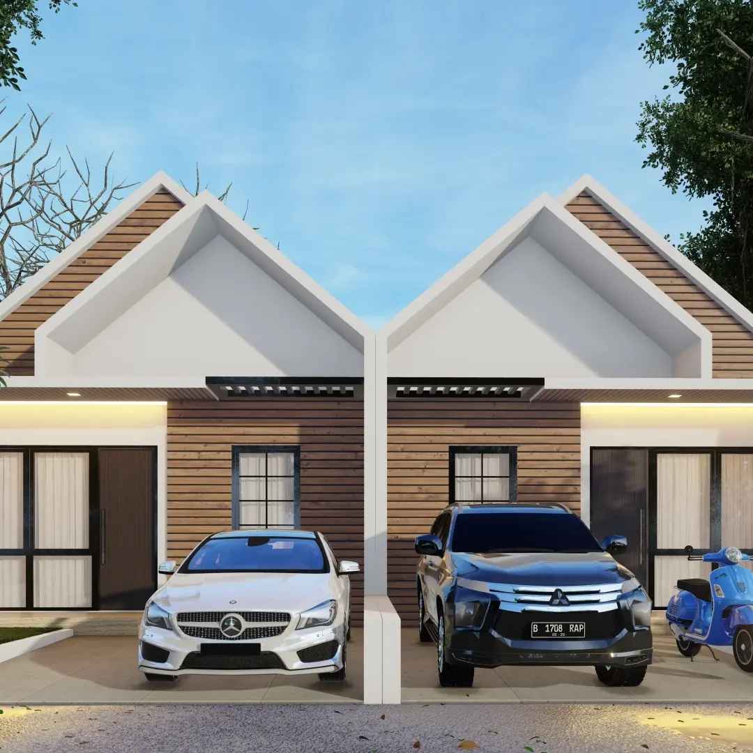 rumah 1 lantai minimalis dengan desaign modern