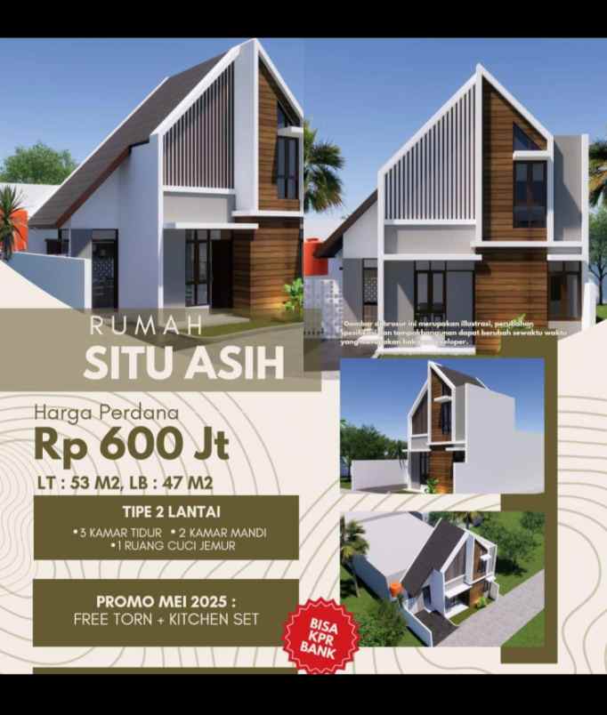 rumah 2 lantai di pancoran mas depok 600 jt