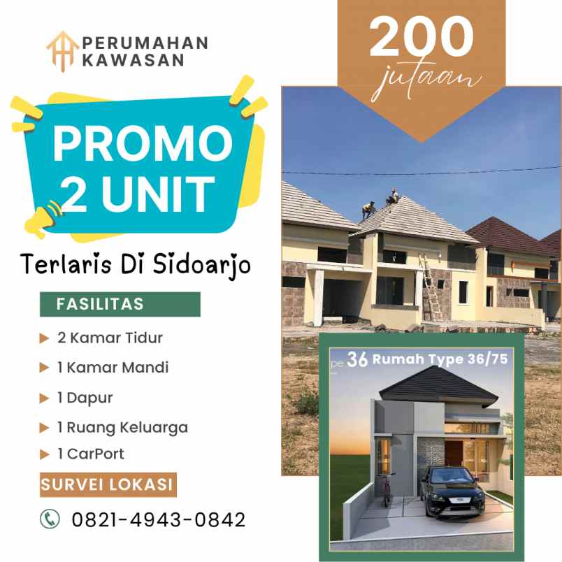 rumah 200 jutaan di kawasan pada penduduk
