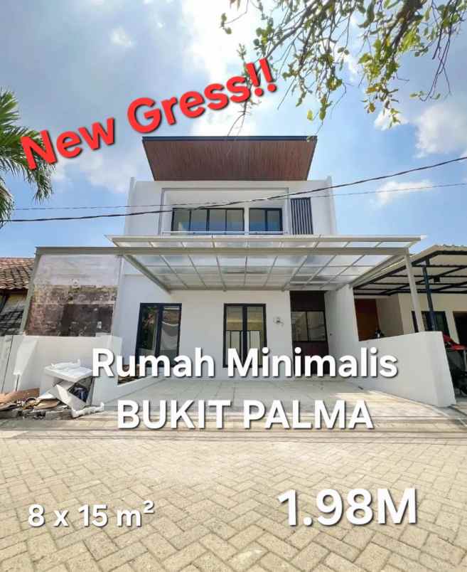 rumah baru minimalis bukit palma