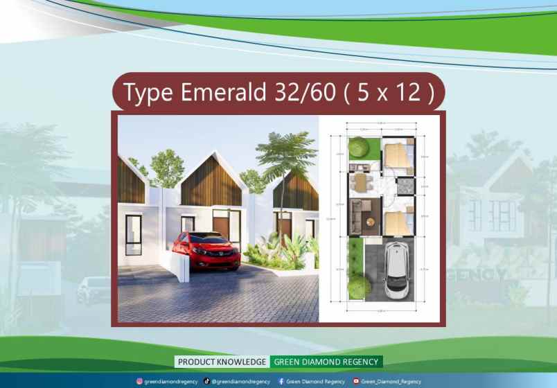 rumah cantik green diamond regency suci manyar