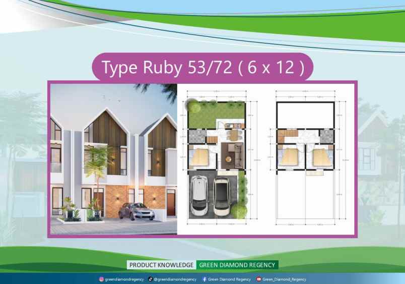 rumah cantik green diamond regency suci manyar