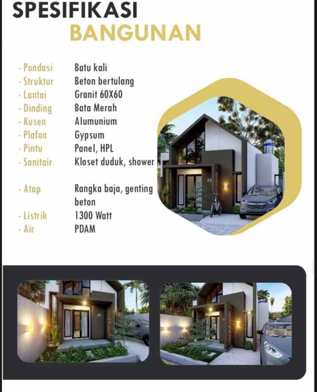 rumah cantik harga murah depan borobudur land