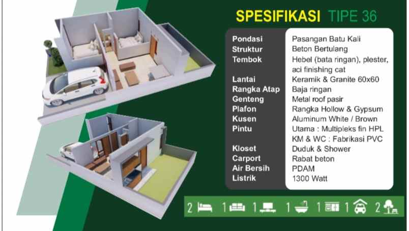 rumah cantik minimalis lokasi strategis