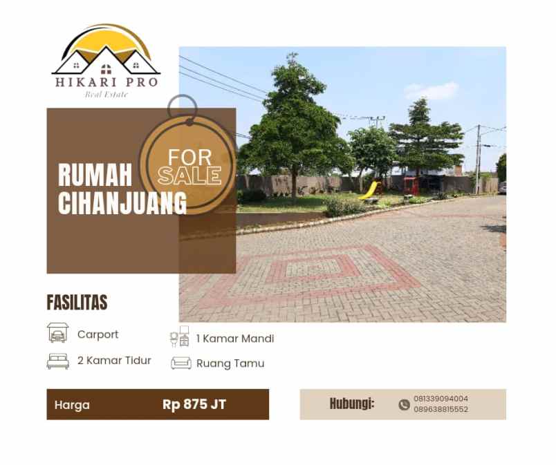 rumah cihanjuang minimalis siap huni