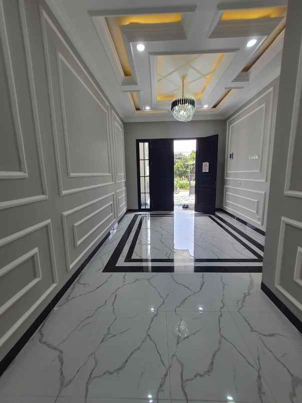 rumah classic bergaya eropa modern di kalimulya depok