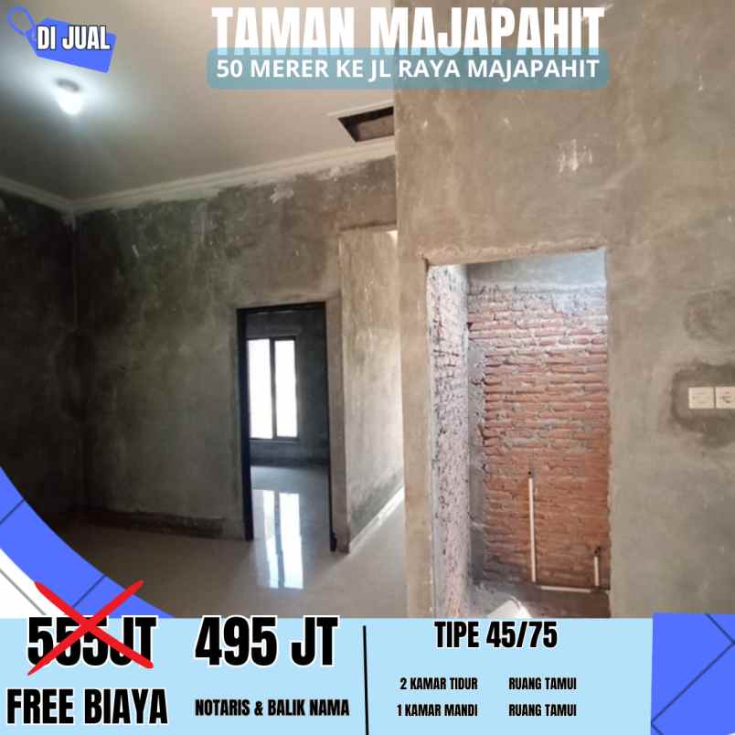 rumah cluster 400jt an di pedurungan lor semarang