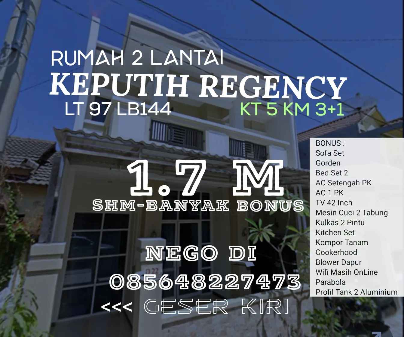 rumah dekat its sukolilo dian regency murah