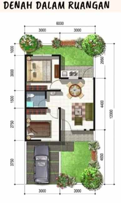 rumah dekat pasar bangetayu kota semarang