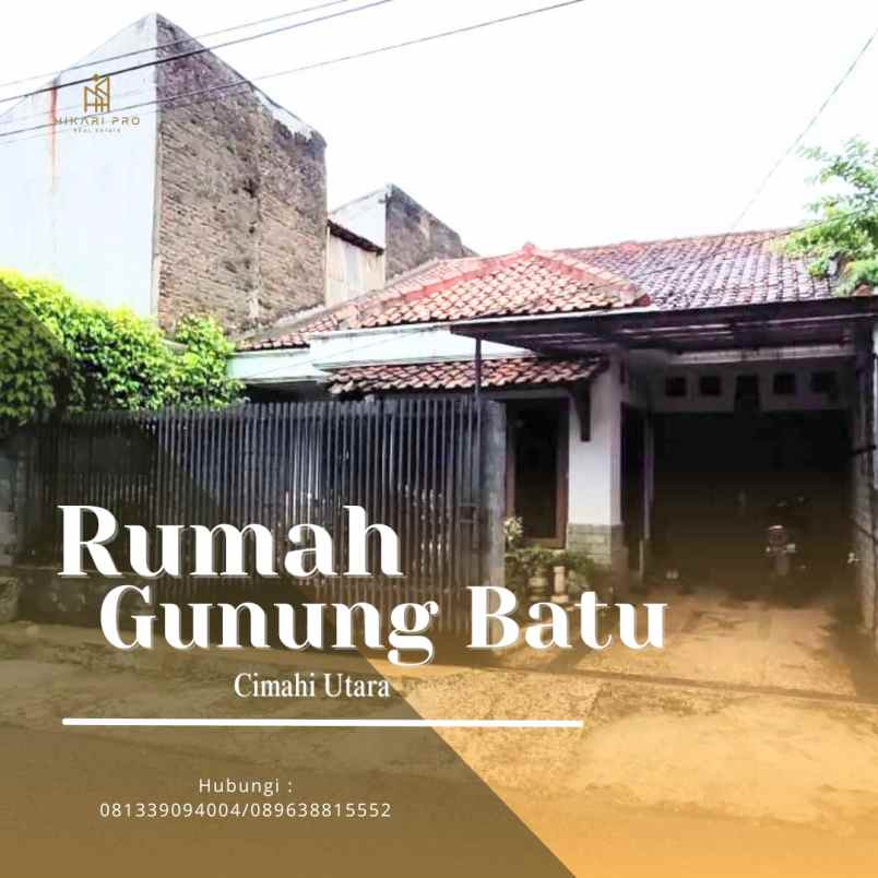 rumah gunung batu cidamar dekat tol pasteur