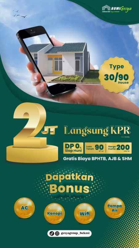 rumah jl lengsir cikarang selatan