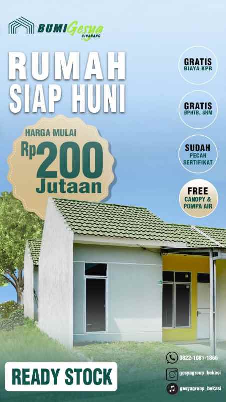 rumah jl lengsir cikarang selatan