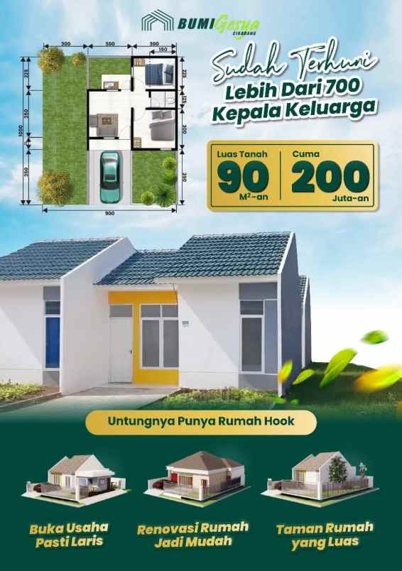 rumah jl lengsir cikarang selatan