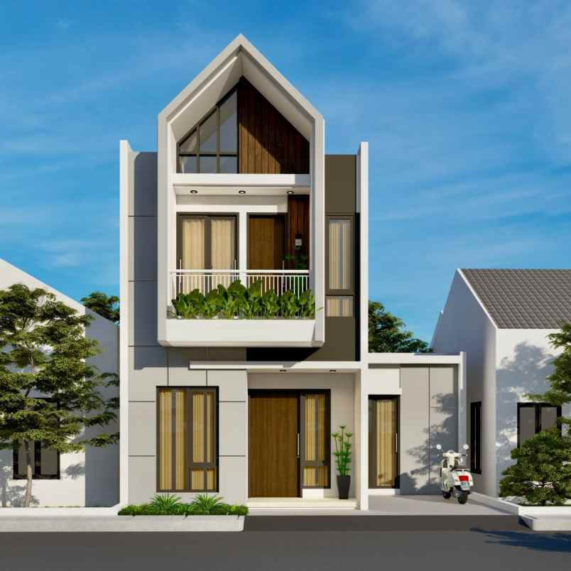 rumah konsep scandinavian all in biaya kpr