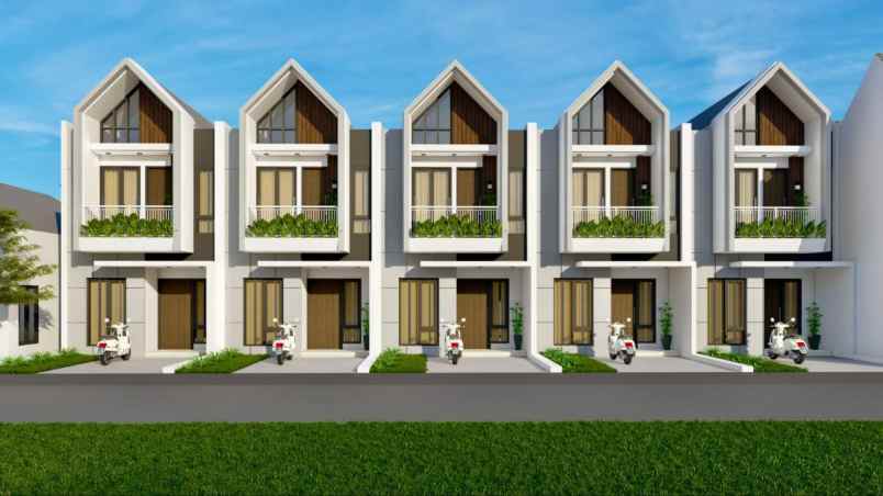 rumah konsep scandinavian all in biaya kpr