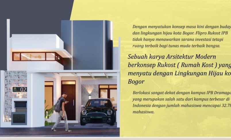 rumah kost 4 kamar dekat ipb bogor