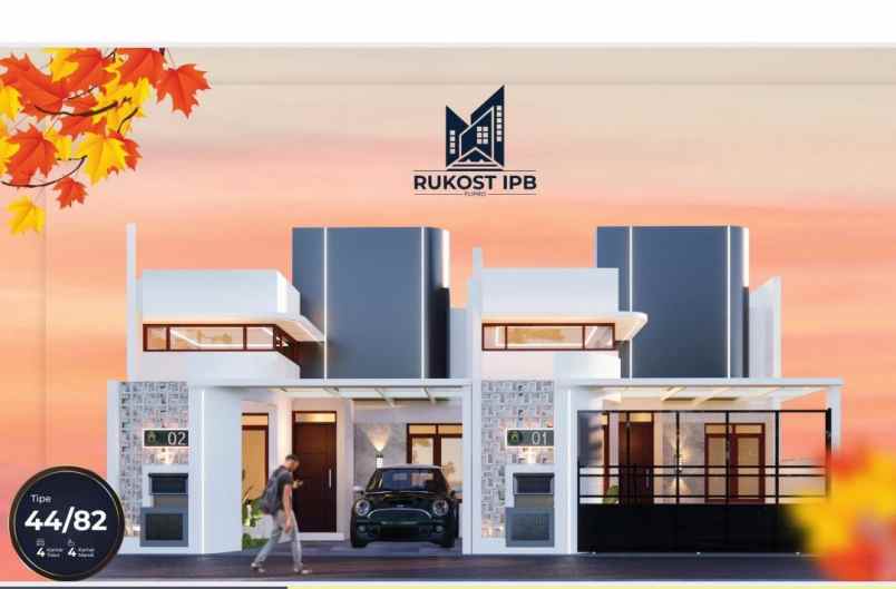 rumah kost 4 kamar dekat ipb bogor