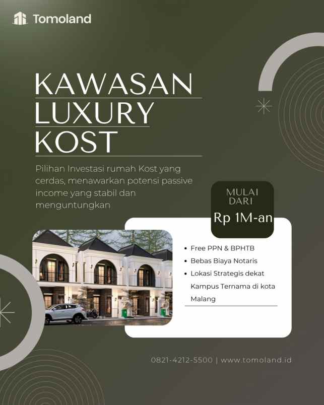 rumah kost 8 kamar malang kota dekat ub siap huni