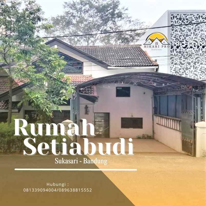 rumah luas area setiabudi regency dekat pondok hijau