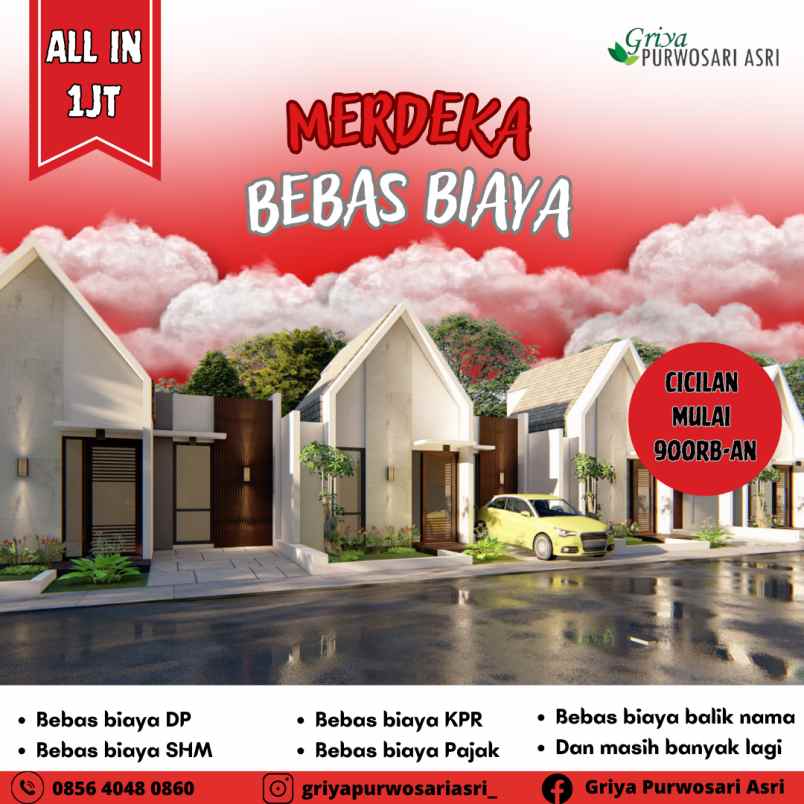 rumah merdeka bebas biaya wonogiri