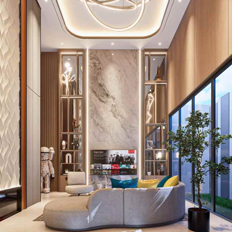 rumah mewah 3 lantai di pacific garden puri