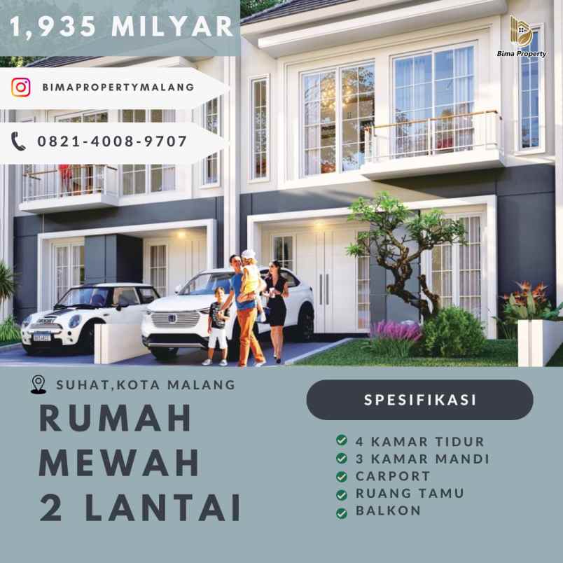 rumah mewah area suhat malang