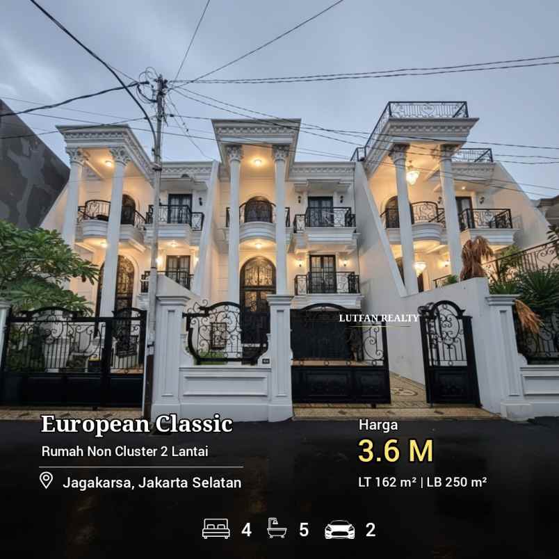 rumah mewah jagakarsa non cluster