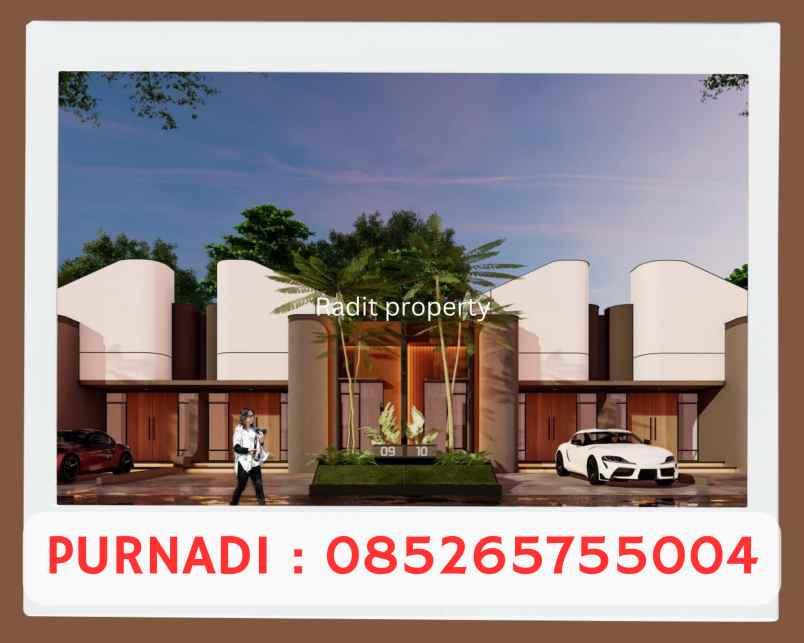 rumah mewah model unik type 108 di cipta karya