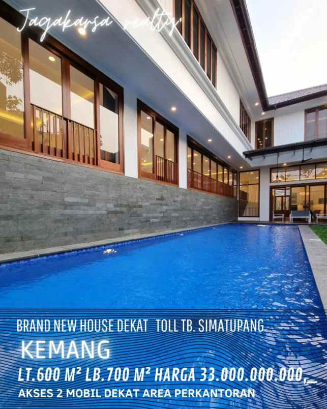 rumah mewah modern tropical kemang jaksel