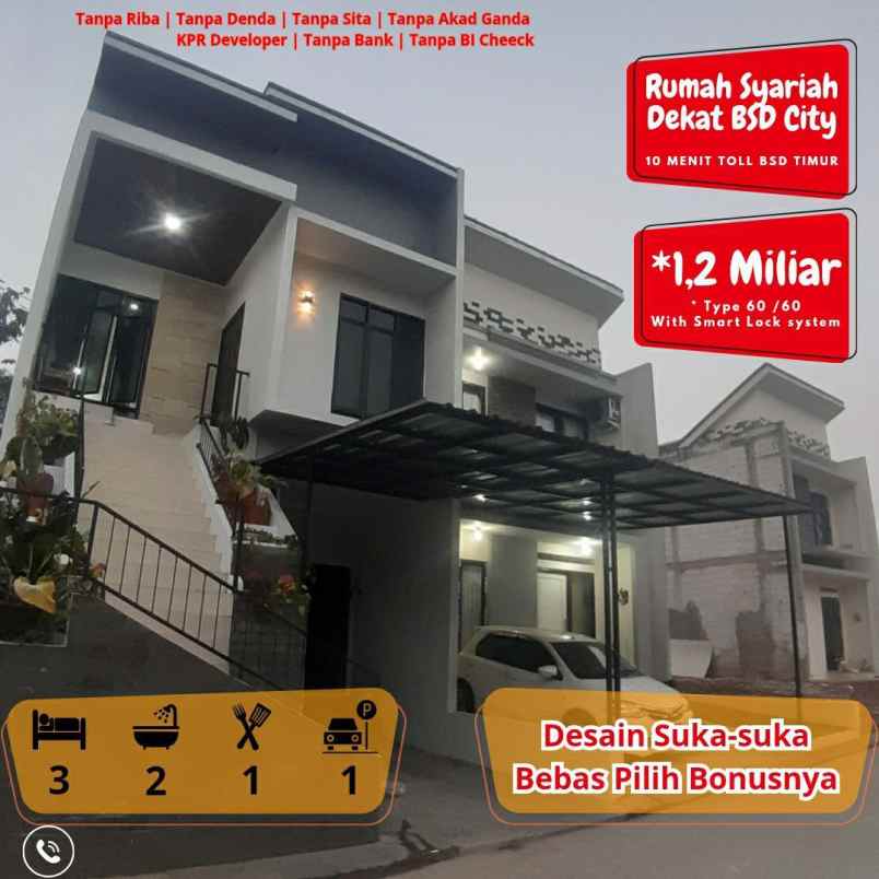 rumah mewah strategis di bsd