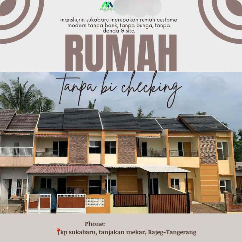 rumah minimalis dan bebas costume di rajeg tangerang