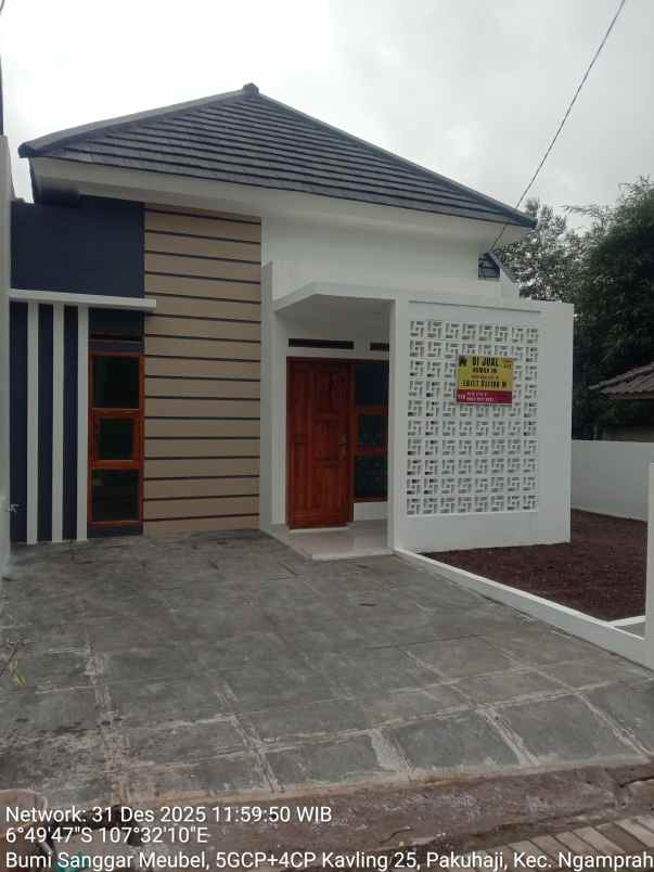 rumah modern 3 kamar tidur di pakuhaji bandung barat