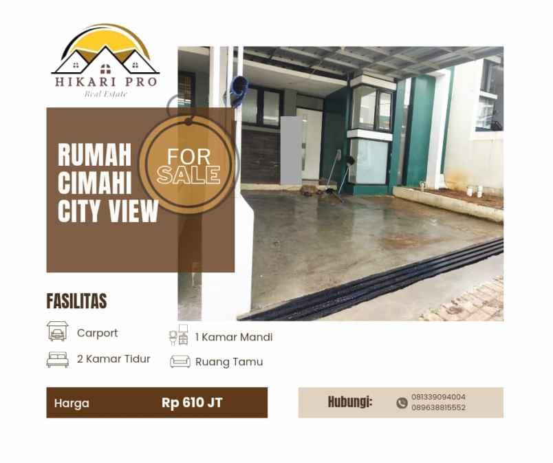 rumah murah cimahi city view dekat pemkot