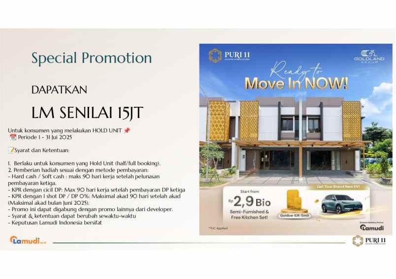 rumah murah exclusive puri 11