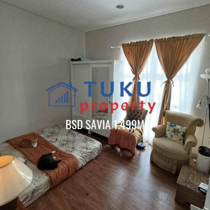 rumah savia nusa loka bsd renov murah