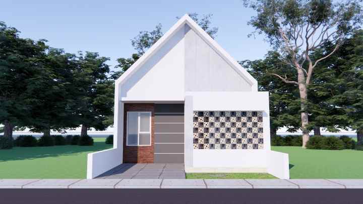 rumah scandinavian di bandung tipe 42 60