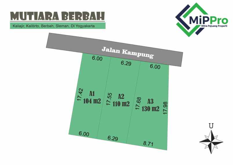 rumah siap bangun 500 jutaan dekat jalan jogja solo