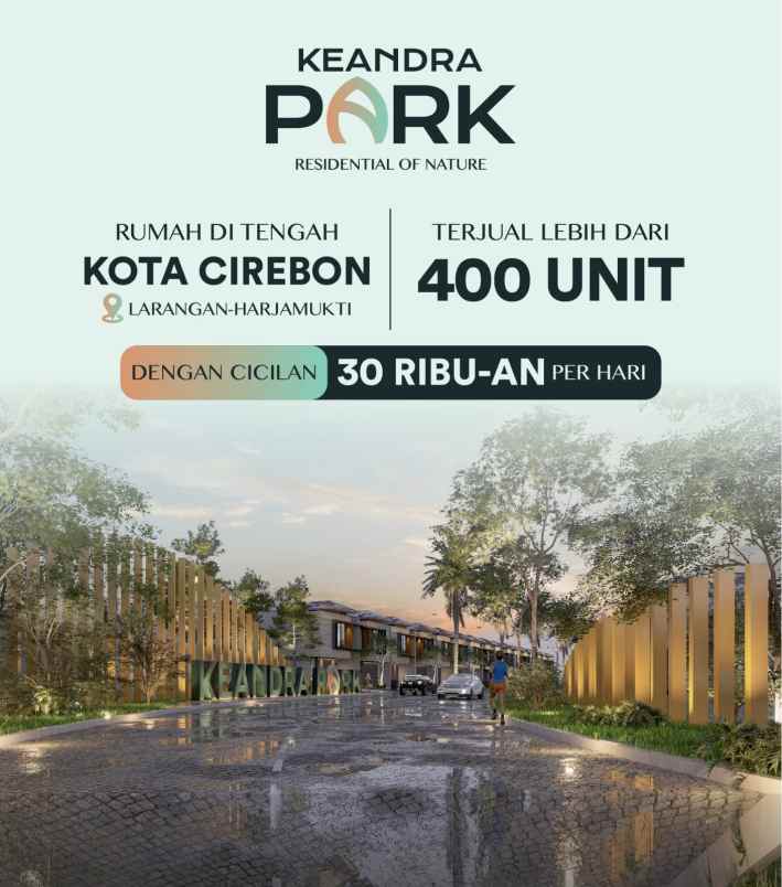 rumah subsidi semi komersil keandra park cluster canna