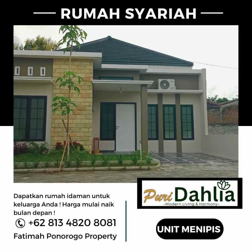 rumah syariah atap limasan minimalis ponorogo