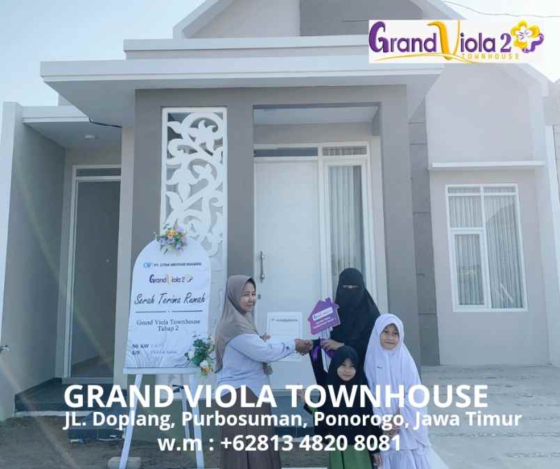 rumah syariah di tengah kota ponorogo