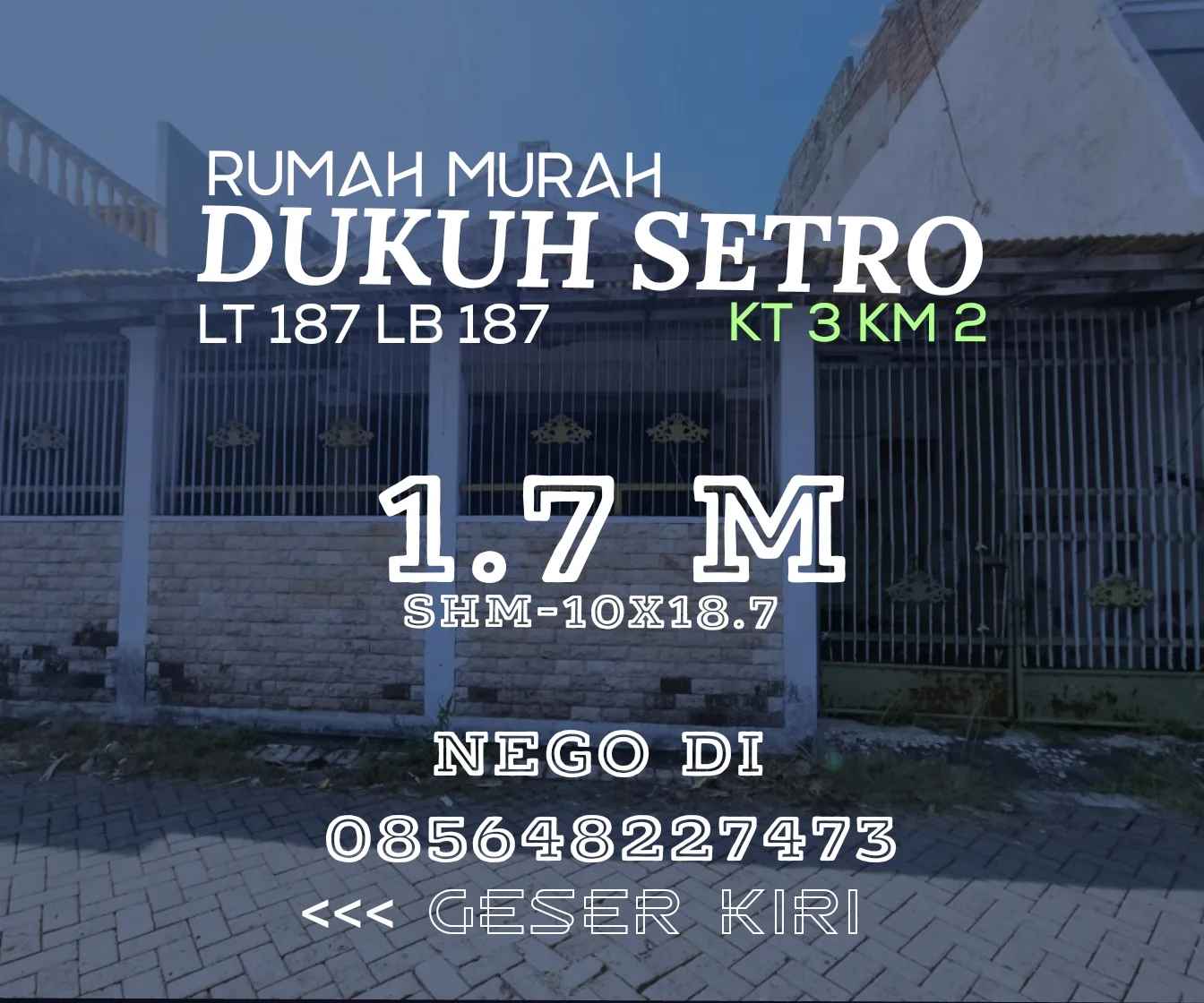 rumah terawat dukuh setro kenjeran ploso karang empat