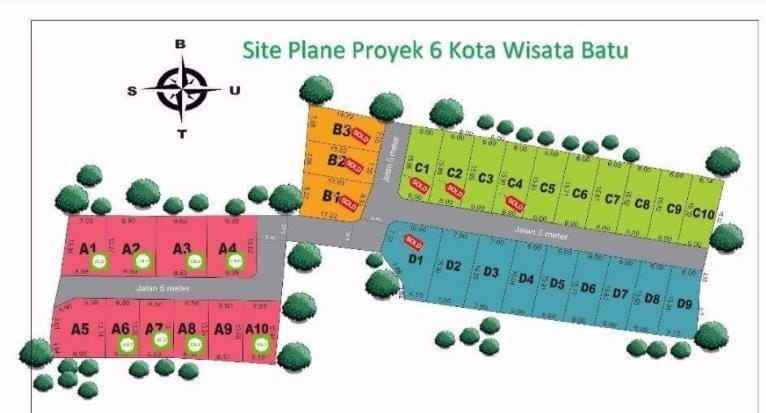 tanah dekat bns coban putri kota batu madewo apples