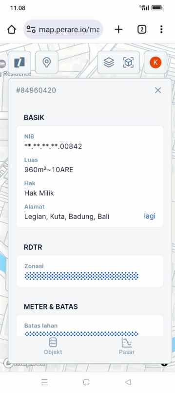 tanah dk nakula legian seminyak kuta badung bali