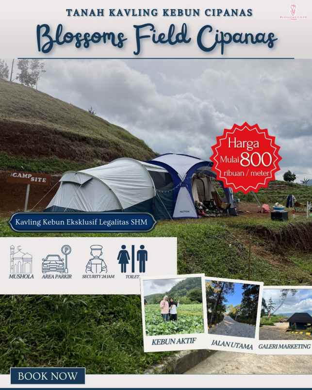 tanah kavling kebun di sukaresmi cianjur