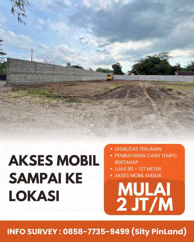 tanah kavling murah dekat pasar sleman