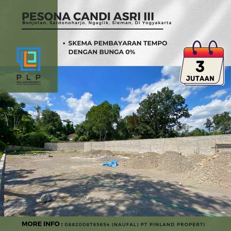 tanah murah mepet dengan kampus uii jalan kaliurang